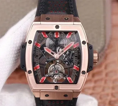 Hublot Masterpiece Tourbillon 906.OX.0123.VR.AES13 JB Factory 1:1 Best Edition Replica Watch Skeletonized Dial Swiss HUB 9006
